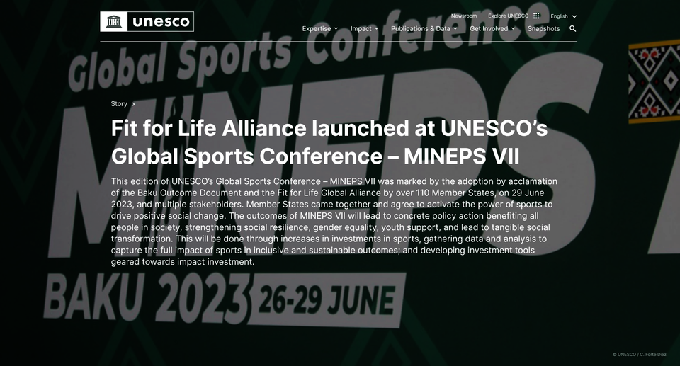 UNESCO - Fit for Life